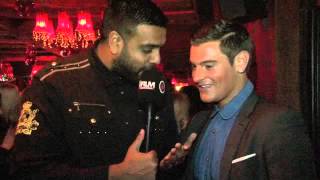 MATT LAPINSKAS EASTENDERS INTERVIEW FOR iFILM LONDON  GARETH THOMAS DVD LAUNCH  SUGAR HUT [upl. by Casimire]