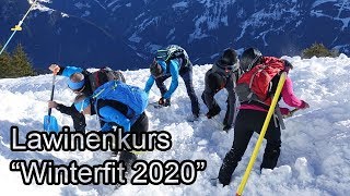 Lawinenkurs quotWinterfit 2020quot vom Alpenverein Sektion Zillertal [upl. by Kokoruda]