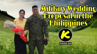 Military  Wedding Proposal  in the Philippines [upl. by Belda]