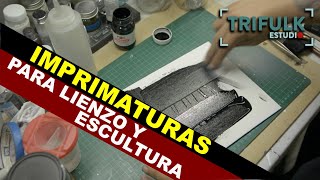 Imprimaturas para lienzo y escultura [upl. by Cleopatra787]