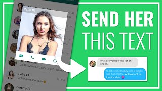 How To Text A Girl On WhatsApp For The First Time Conversation Starters Over Text [upl. by Wat]