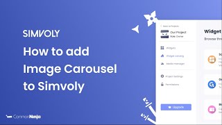 How to add an Image Carousel to Simvoly [upl. by Nalda753]