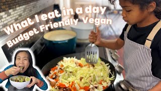 What I Eat In A Day  Budget Friendly Vegan Recipes  Feeding A Large Family of 7 [upl. by Ahdar]