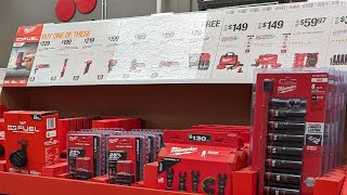 Best Milwaukee  DeWALT Tool Deals at Home Depot [upl. by Idnahr]