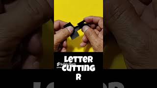 Letter cutting R lettercutting [upl. by Llenwahs]