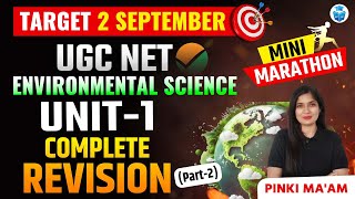 UGC NET Environmental Science Marathon  Unit 1 Complete Revision by Pinki Mam  UGCNET 2024 ReExam [upl. by Droffig225]