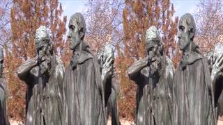 3D Auguste Rodin quotBurghers of Calaisquot  Hirshhorn Sculpture Garden [upl. by Lyram683]