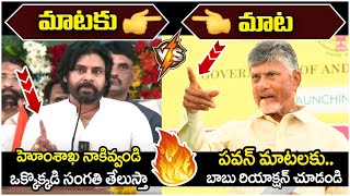 Chandrababu Reaction On Pawan Kalyan  Home Minister Vangalapudi Anitha  AP Political War [upl. by Xuaegram]