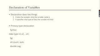 Declaration and assigning values to variables in C  Malayalam tutorial [upl. by Killigrew]