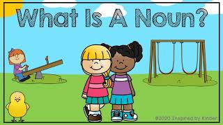 What is a Noun Nouns for KindergartenFirst Grade [upl. by Ablem]