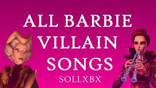 All Barbie Villain songs [upl. by Coady401]