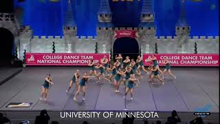 University of Minnesota Dance Team Jazz 2024 DREAM ON  Semifinals College Nationals [upl. by Gereron]