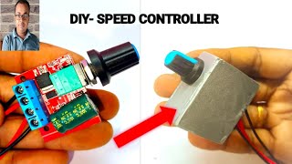 DIY SPEED CONTROLLER FOR DC MOTOR  SPEED CONTROLLER [upl. by Christmann763]