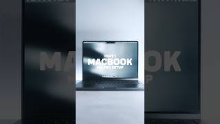 M4 MACBOOK PRO SETUP PT 1 macbookpro macbookprosetup macbookcustomization apple tech shorts [upl. by Edas]