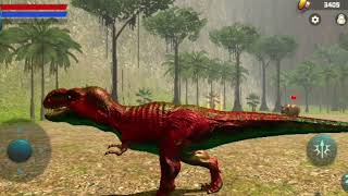 Best Dinosaur game l Simulator Of Tyrannosaurus Android Gameplay dinosaur dinossauros [upl. by Avlasor]