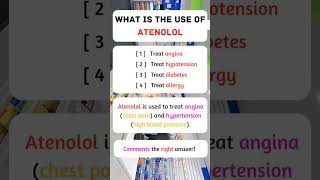 What is the use of Atenolol [upl. by Myers866]