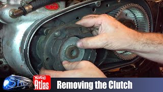 Norton Atlas Project  Shep  Part 13  Removing the Clutch and Primary Case [upl. by Kamaria]