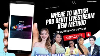 HOW TO WATCH PBB LIVE  WHERE TO WATCH PBB LIVE STREAM TODAY  TROUBLESHOOT  PBB GEN 11 [upl. by Halford]