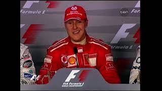 Michael Schumacher FIRST ANNOUNCEMENT his retirement from F1 Press Conference amp Neil Cromptons views [upl. by Yddeg]