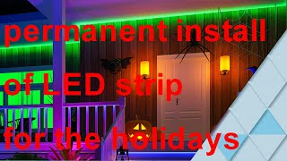 how to install addressable LED WLED for holiday themes and mood [upl. by Hannis]