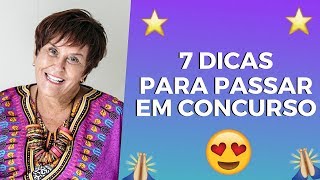 7 dicas para passar em Concurso por Márcia Fernandes [upl. by Izogn]