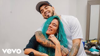 KAROL G ft Anuel AA  Reconstruirme Music Video [upl. by Isdnil]