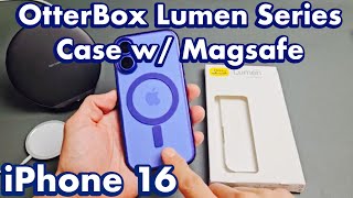 iPhone 16 OtterBox Lumen Series Case w MagSafe Review [upl. by Ahsiemaj480]