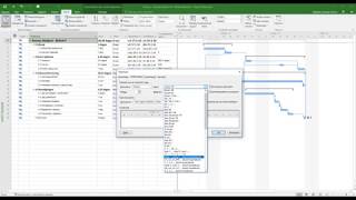 Microsoft Project 2016  Weeknummers weergeven [upl. by Neicul]