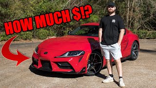 JUST HOW MUCH DOES IT COST TO OWN A 2020 SUPRA AT AGE 22 [upl. by Ycaj]