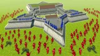 Massive Napoleon Era STAR FORTRESS SIEGE in Ravenfield [upl. by Bornstein2]