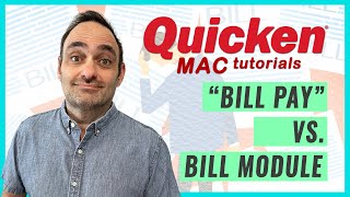 Quicken for Mac Tutorial quotBill Payquot vs the Bill Module [upl. by Swee]