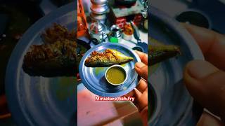 Miniature fish fry l🐠l mini food ll miniature kitchen set ll l cooked in my mini kitchen [upl. by Dhiren]