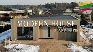 Building a House alone in 14 Minutes  TIMELAPSE  Start to Finish [upl. by Conall]