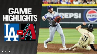 Dodgers vs Dbacks Game Highlights 83024  MLB Highlights [upl. by Irfan]