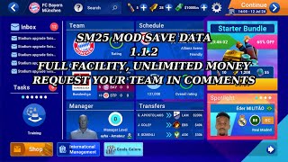 SM 25 mod save data v 112 FULL FACILITY  UNLIMITED MONEY 6 [upl. by Dorolice]