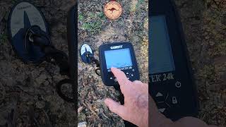 Garrett Goldmaster 24K Tips Threshold shorts garrettmetaldetectors goldprospecting [upl. by Rama]