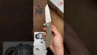 Rick Hinderer Eklipse Spearpoint TriWay Stonewashed OD Green G10 CPMS45VN [upl. by Sadoff781]