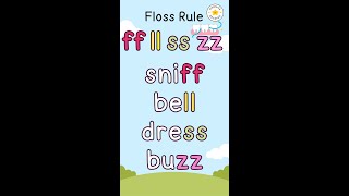 Flossy Words  FF LL SS ZZ  Learn to Spell [upl. by Eizzo838]