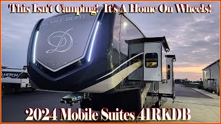 A Home On Wheels 2024 Mobile Suites 41RKDB Luxury Rear Kitchen Fifth Wheel At Couchs RV Nation [upl. by Nirad]