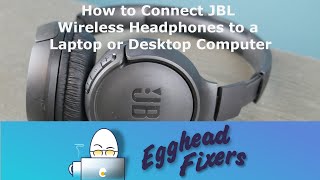 How to Connect JBL Wireless Headphones to a Laptop or Desktop Computer [upl. by Ira]