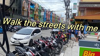 streets of downtown Betong  Thailand  walking tour  Travel 2024 [upl. by Ydor469]