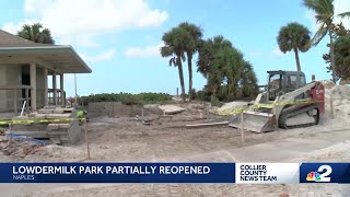 Lowdermilk Beach Park reopens after Hurricane Milton [upl. by Eiznikam]