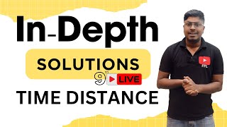 InDepth Solutions Live Class9  Time and Distance Important Questions [upl. by Etnwahs]