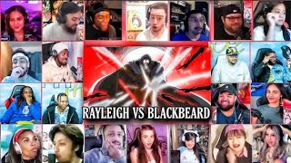 Blackbeard Vs Rayleigh One Piece Episode 1088 Reaction Mashup [upl. by Eeruhs814]