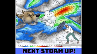 West Coast Weather Next Storms Up [upl. by Galliett]