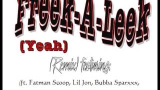 FreekALeek Remix ft Fatman Scoop Lil Jon Bubba Sparxxx Ludacris 50 Cent TrayDee [upl. by Ruperto]