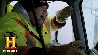 Ice Road Truckers The Most Dangerous Crossing of Todds Life S9 E3  History [upl. by Costa]