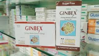 Ginbex capsules  Ginkgo biloba syrup uses benefits and side effects [upl. by Kallick318]