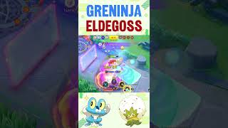 Greninja  Eldegoss Defend Goal Zone shorts pokemonunite greninja [upl. by Keffer330]