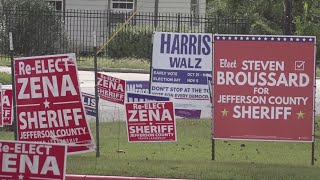 Vote Texas 2024  12News Kayla Choates live at Rogers Park for Jefferson County sheriff race [upl. by Christel]